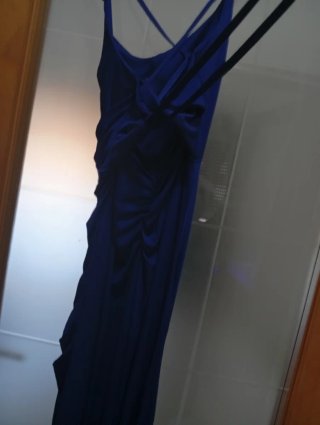 Vestito elegante donna blu