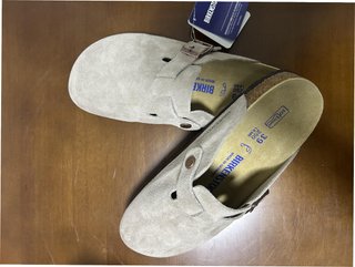 Birkenstock Boston BS Gris Talla 39