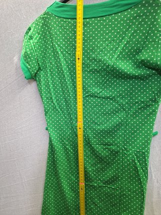 Vestito verde fantasia stelle taglia unica estivo