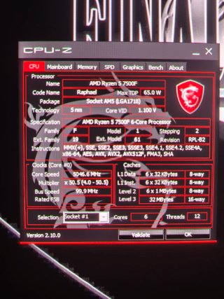 AMD Ryzen 5 7500F
