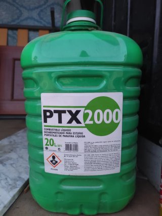 2 botellas PTX 2000 Líquido para Estufas 20L