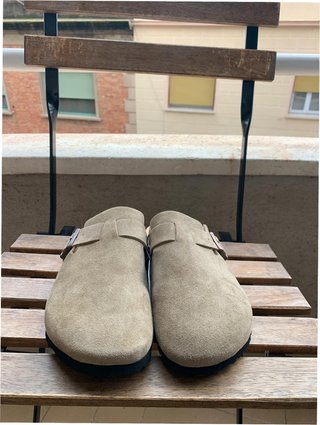 Birkenstock Boston BS Gris Talla 37