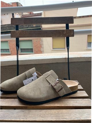 Birkenstock Boston BS Gris Talla 37