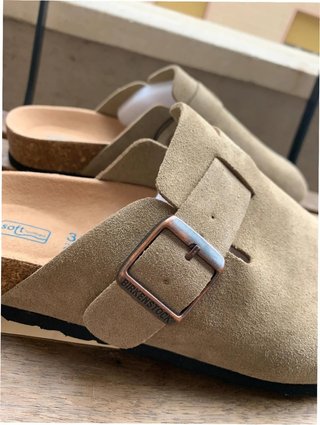 Birkenstock Boston BS Gris Talla 37