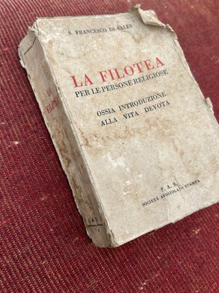 Libretto per persone religiose  “La FILOTEA”