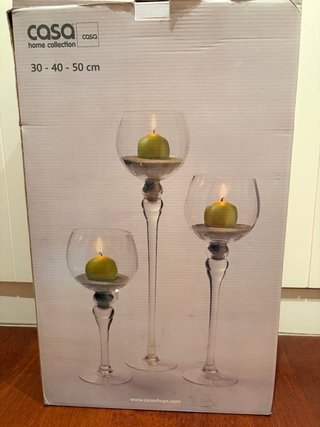 Set 3 Portavelas Casa Home Collection