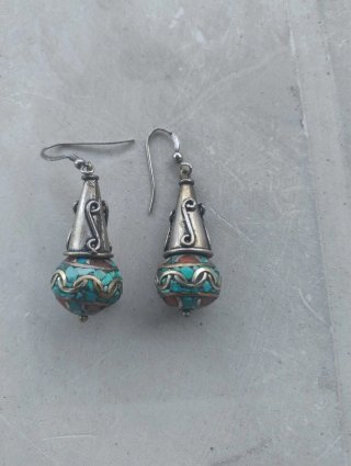 Orecchini etnici stile nepalese