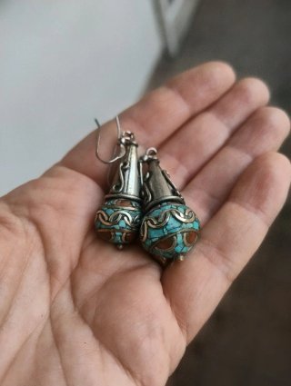 Orecchini etnici stile nepalese