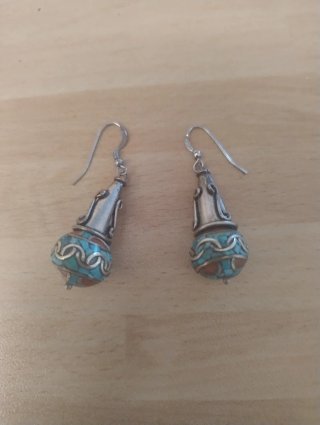 Orecchini etnici stile nepalese