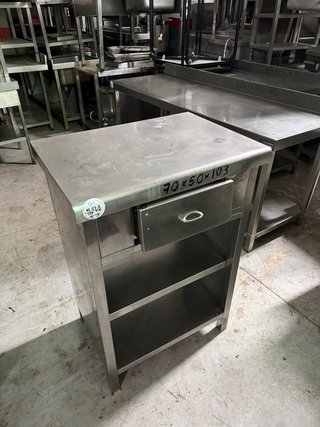 MUEBLE CAFE inoxidable industrial 70x50x103