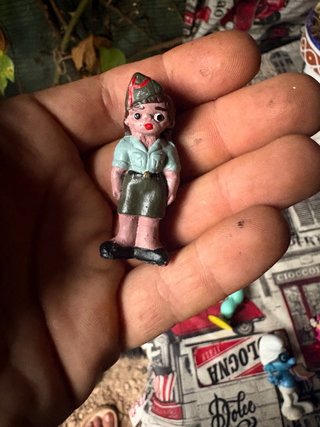 Muñeco militar mujer vintage