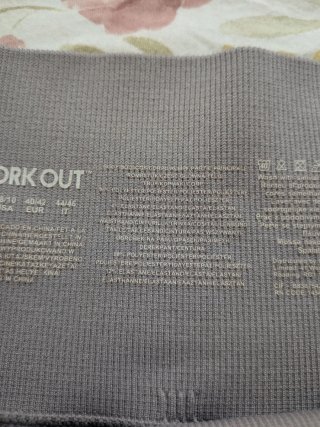 Leggings cortos grises Primark