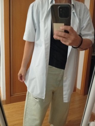 Camisa manga corta Dustin cuadros Talla 5 / XL