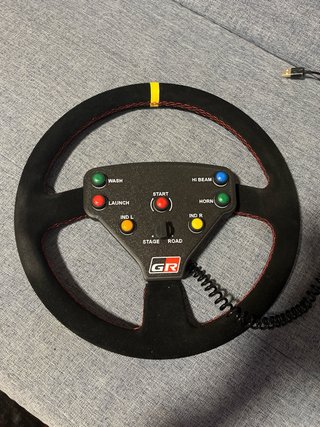 Botonera Yaris GR Rally 2 + aro alcantara