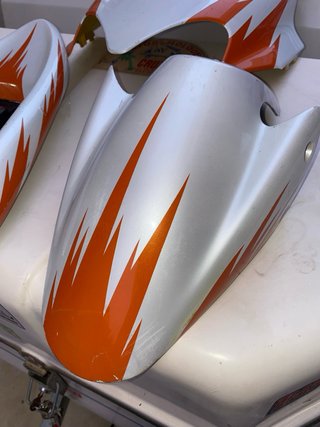 Carenados Yamaha Jog R 2010 Naranja/Blanco