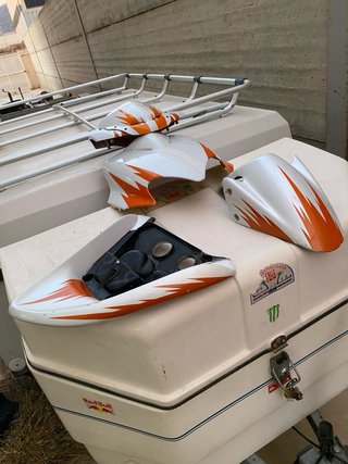 Carenados Yamaha Jog R 2010 Naranja/Blanco