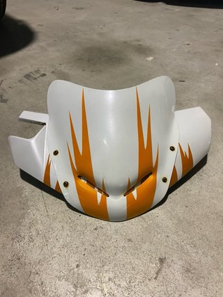 Carenados Yamaha Jog R 2010 Naranja/Blanco