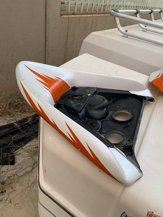 Carenados Yamaha Jog R 2010 Naranja/Blanco