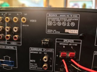 SONY TA-D505 (584) amplificador+ equalizador