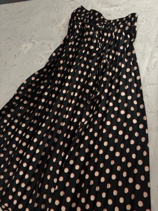 Falda Zara lunares plisada talla única