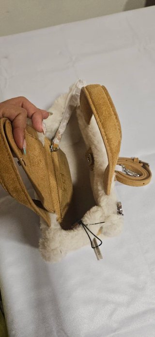 Bolso mini ante y borreguito (NUEVO con etiqueta)
