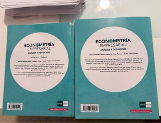 Econometría empresarial análisis y decisiones UNED
