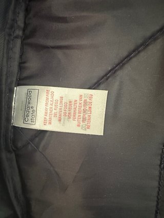 Mochila unisex azul marino con detalles piel