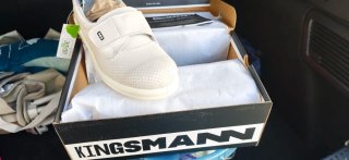 Zapatos de trabajo Kingsman Beige/Blanco
