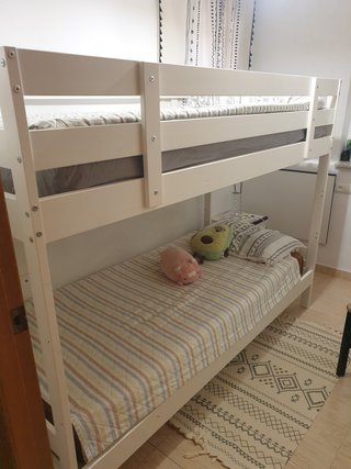 Litera IKEA madera blanca casi nueva