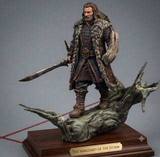 Figura resina Thorin 30cm sin pintar
