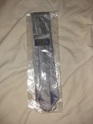 Corbata Tucci Seda Firenze Azul Plata