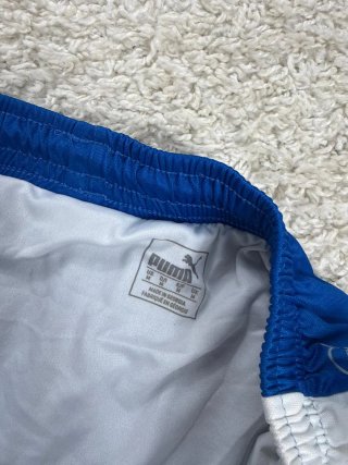 Talla M Shorts Puma Azul y Blanco