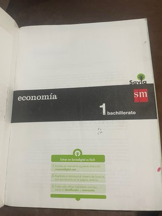 Economía : 2o Bachillerato Savia