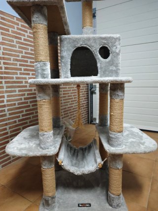 Torre rascador para gatos Feandrea Grande