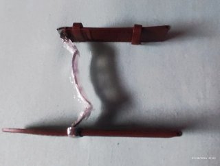 Hebilla Reloj Certina Marrón y Plata