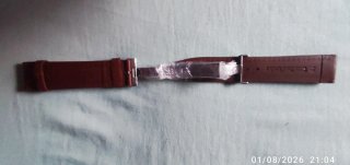 Hebilla Reloj Certina Marrón y Plata