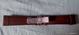 Hebilla Reloj Certina Marrón y Plata