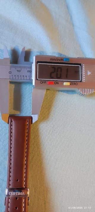 Hebilla Reloj Certina Marrón y Plata