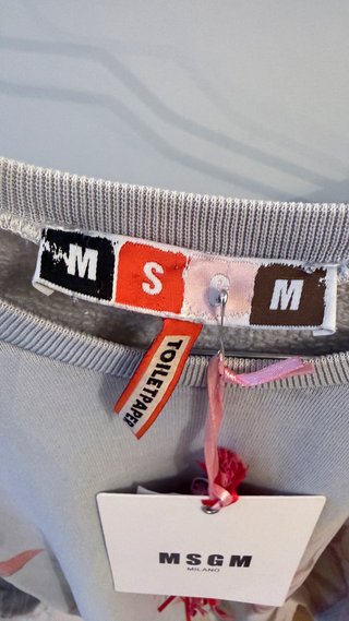 Felpa MSGM vintage Toilet Paper