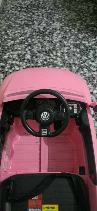 Coche Eléctrico Infantil Rosa Beetle Dune
