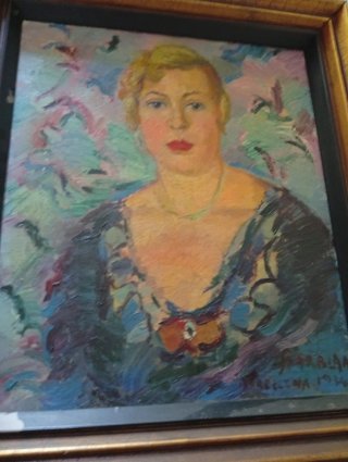 Óleo Modernista Florian 1934