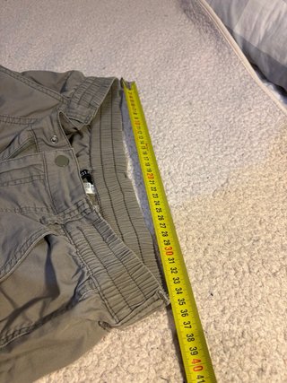 Pantalones cargo H&M tiro alto