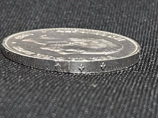 Moneda plata 50 céntimos de peso 1885