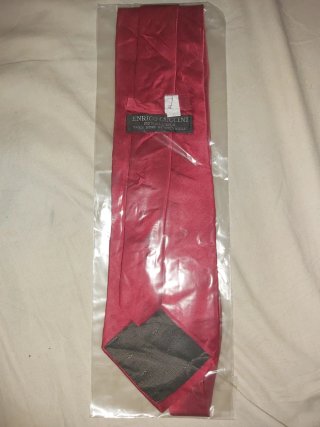 Corbata Enrico Guccini Seda Roja