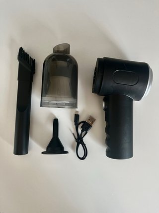 Mini Aspirador 3 en 1 Portátil para Coche y Hogar