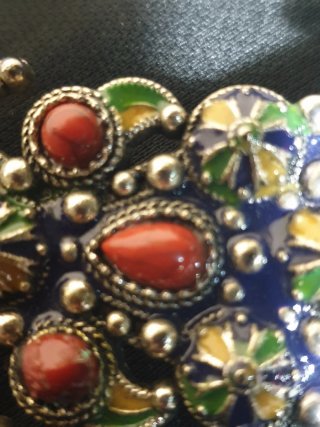 Colgante Fibula Tuareg Multicolor