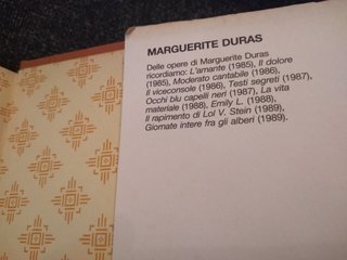 Marguerite Duras – “La pioggia d’estate” – 1992