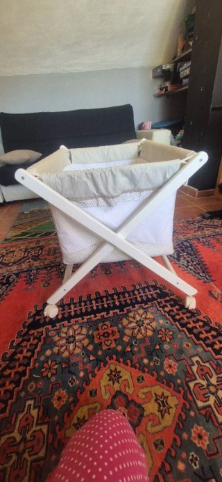 Cuna de bebé plegable