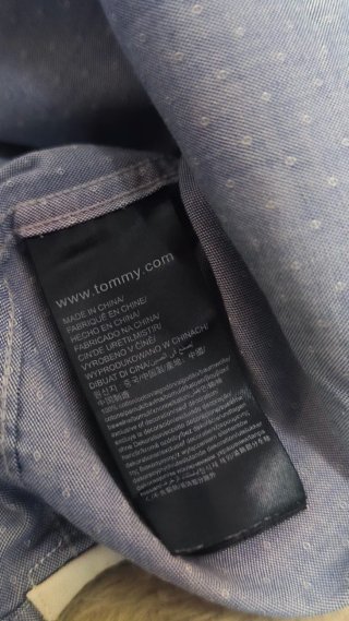 Camisa Tommy Hilfiger Azul Premium Talla XL