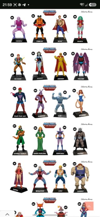 Colección Masters del Universo Figuras sin abrir